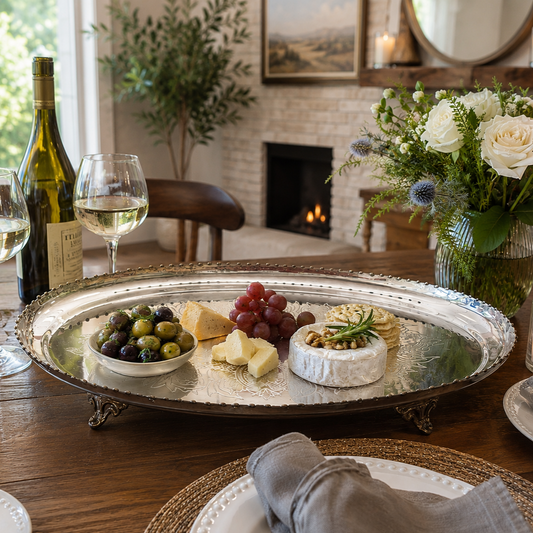 Brass & Steel Celebration Tray