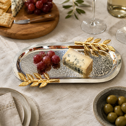 Leaf Oval Serving Platter