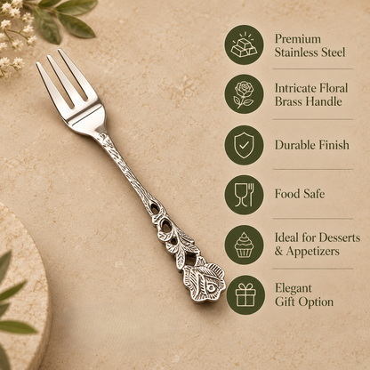 Rose Fruit Forks - Set of 6