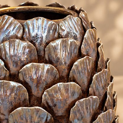 Scallop Shell Ceramic Vase