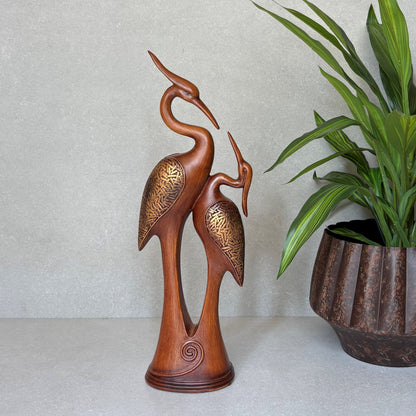 Graceful Cranes Tabletop Sculpture