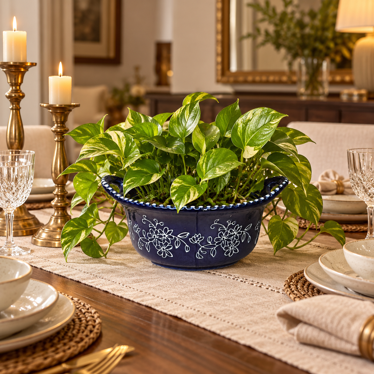 Handpainted Ceramic Decorative Bowl