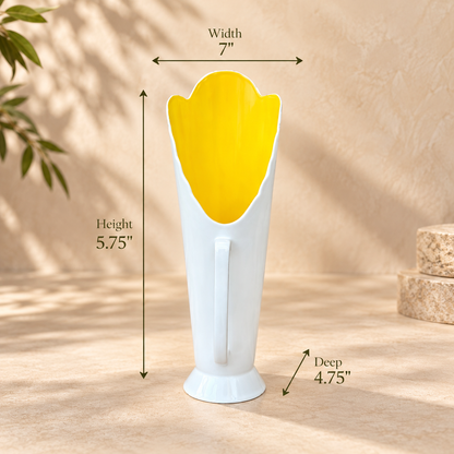 Open Silhouette Ceramic Vase