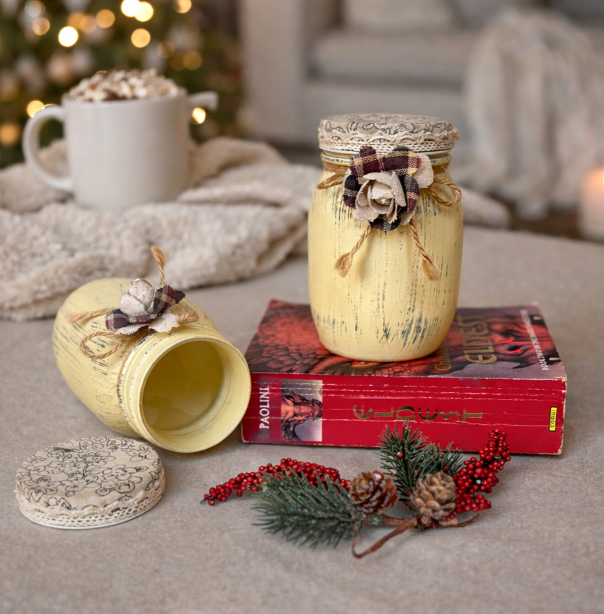Twin Bottle Jar Set