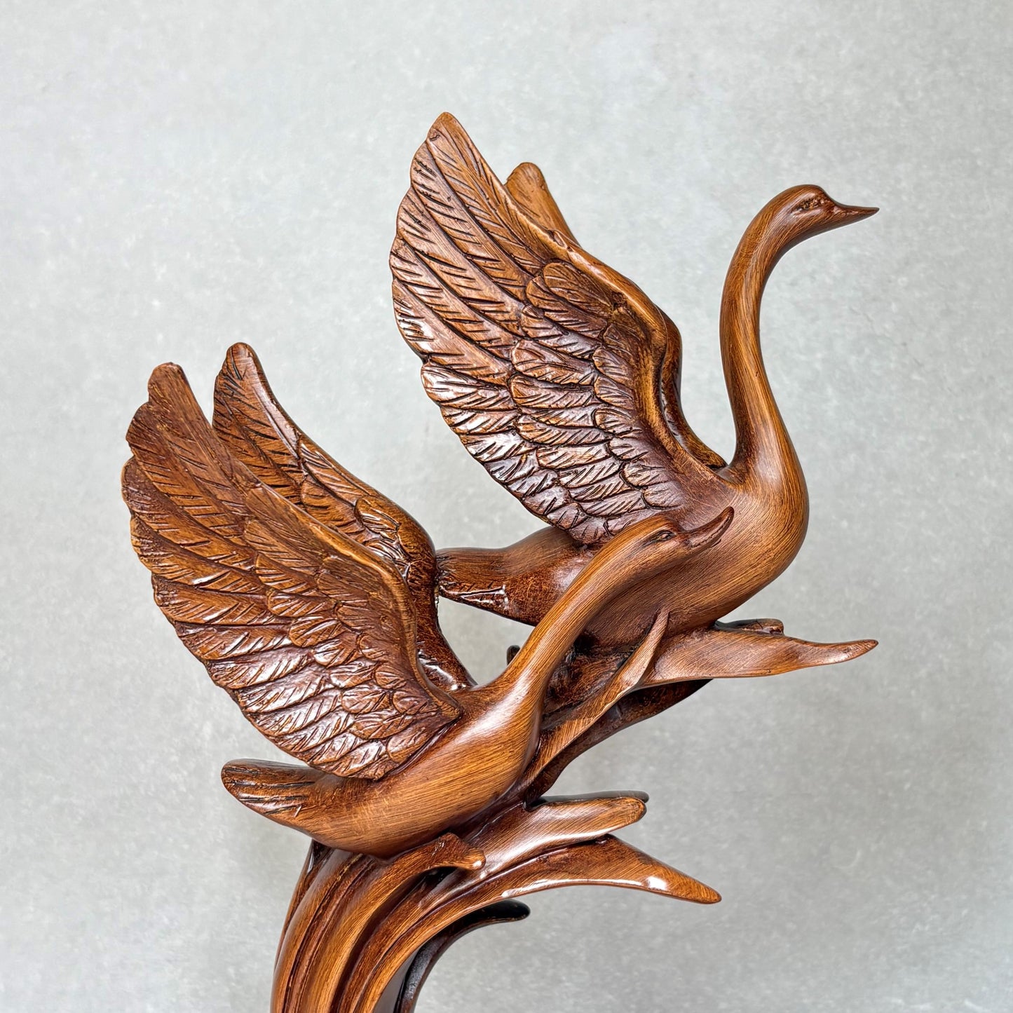 Flying Swans Tabletop Sculpture