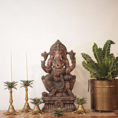 Wooden Ganesha