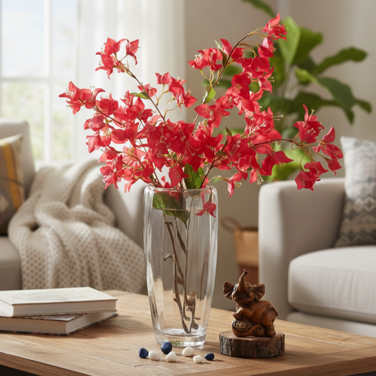 Artificial Bougainvillea Stem Red