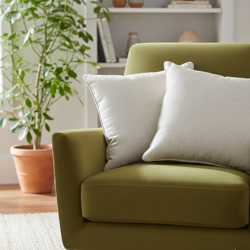 Sapphire White Cushion Cover 18 x 18
