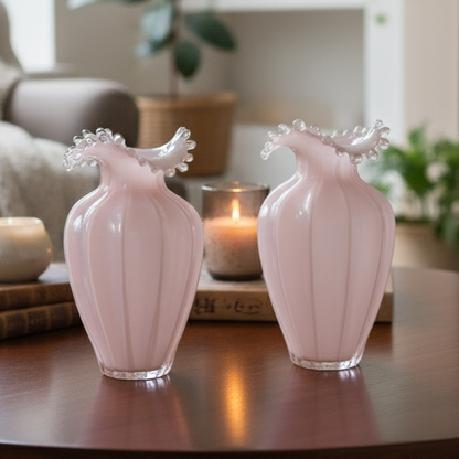 Blush Glass Vase