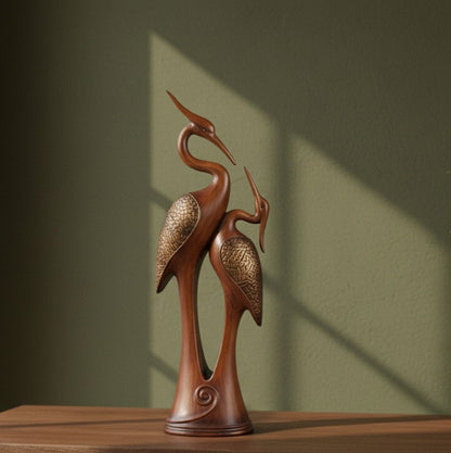 Graceful Cranes Tabletop Sculpture