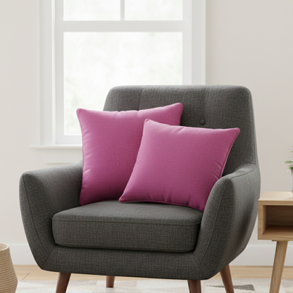 Magenta Cotton Cushion Cover 18 x 18