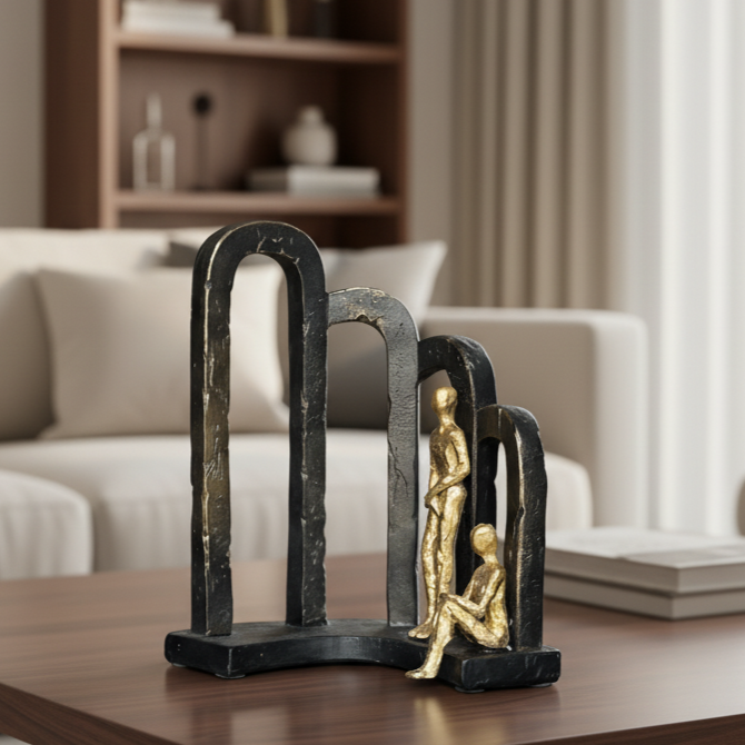 4 Pillar Couple Sculpture