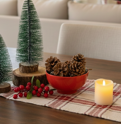 Christmas Ornaments -Pine Cone Hanging Pack of 6