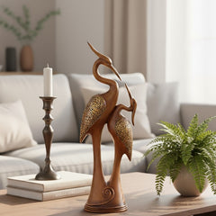 Graceful Cranes Tabletop Sculpture
