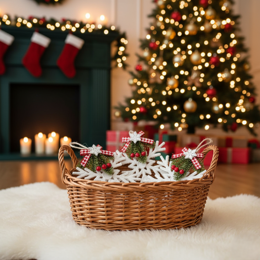 Christmas Ornament - Hanging Snowflake
