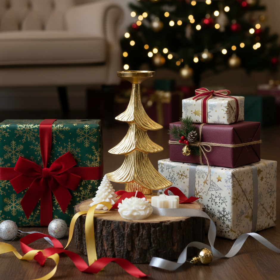 Christmas Decor Gift Bundle - Set Of 4