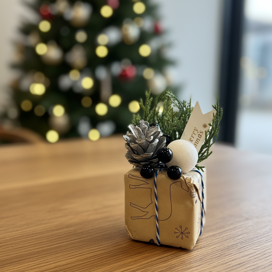 Christmas Ornament - Gift Box Hanging