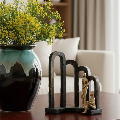 4 Pillar Couple Sculpture