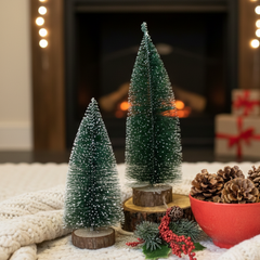 X'mas Tree With Wooden Base