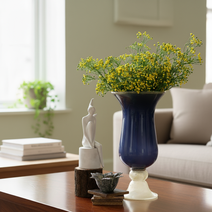 Purple Decorative Glass Vase