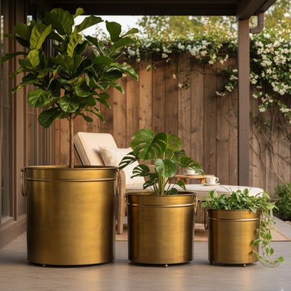 Vintage Brass Planter