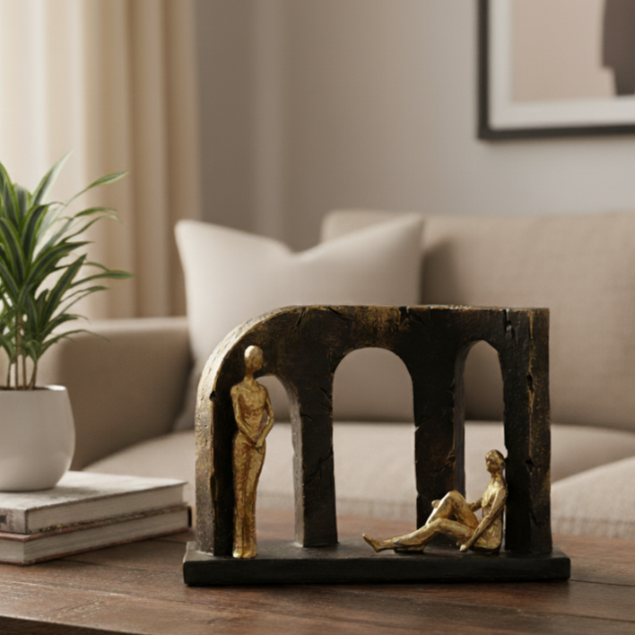 3 Pillar Couple Sculpture