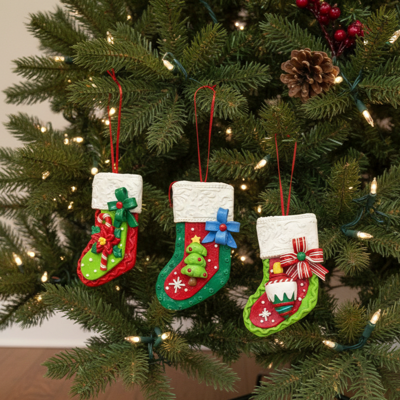 Christmas Ornament Gift Bundle - Set Of 3