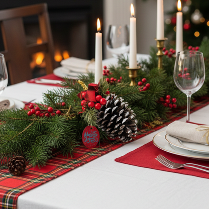 Christmas Ornament - Frosted Pine Hanging