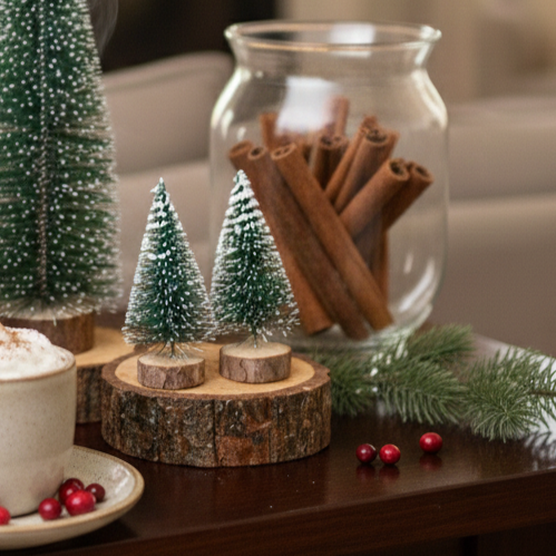 Christmas Decoration-Miniature Christmas Tree Set of 2