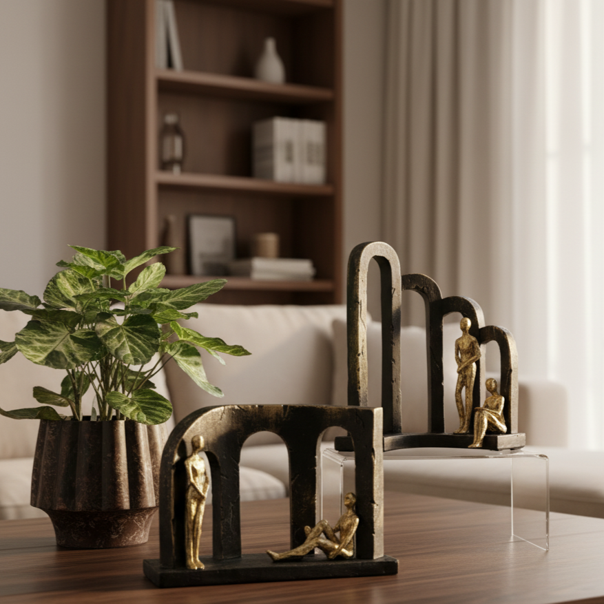 3 Pillar Couple Sculpture