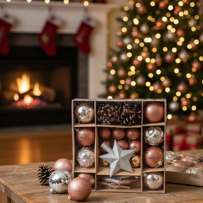 Christmas Tree Decoration Hanging Ornaments Gift Box