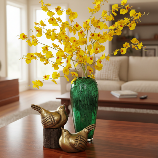 Artificial Orchid Stem Yellow