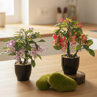 Artificial Wisteria Plant With Ceramic Pot