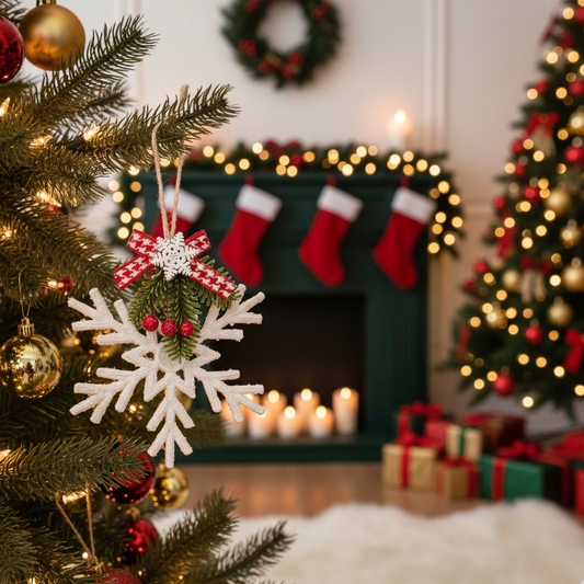 Christmas Ornament - Hanging Snowflake