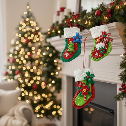 Christmas Ornament Gift Bundle - Set Of 3