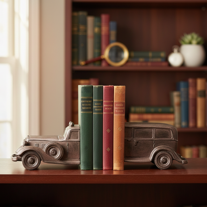Vintage Car Bookends