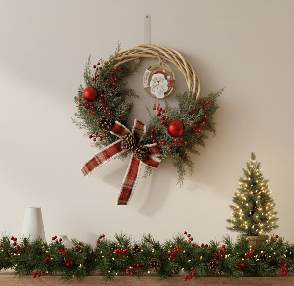 Christmas Decoration Berry Wreath