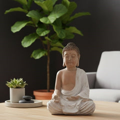Serene Sitting Buddha Sculpture