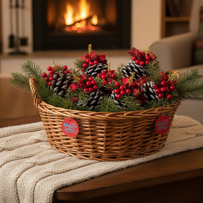 Christmas Ornament - Frosted Pine Hanging