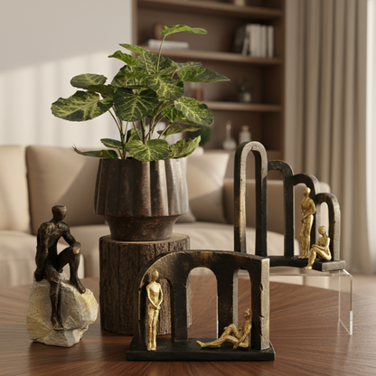 3 Pillar Couple Sculpture