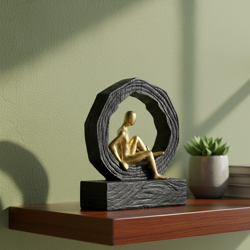 Sitting Figure Sculpture