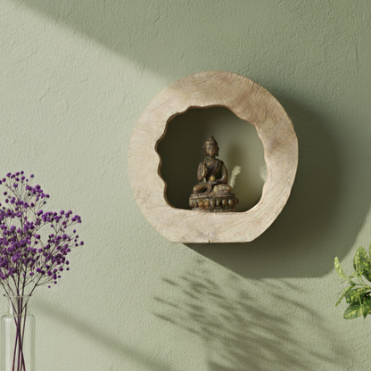 Buddha in Wooden Frame