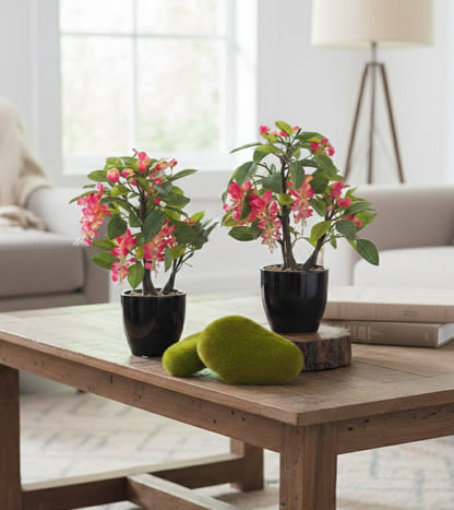 Artificial Wisteria Plant With Ceramic Pot