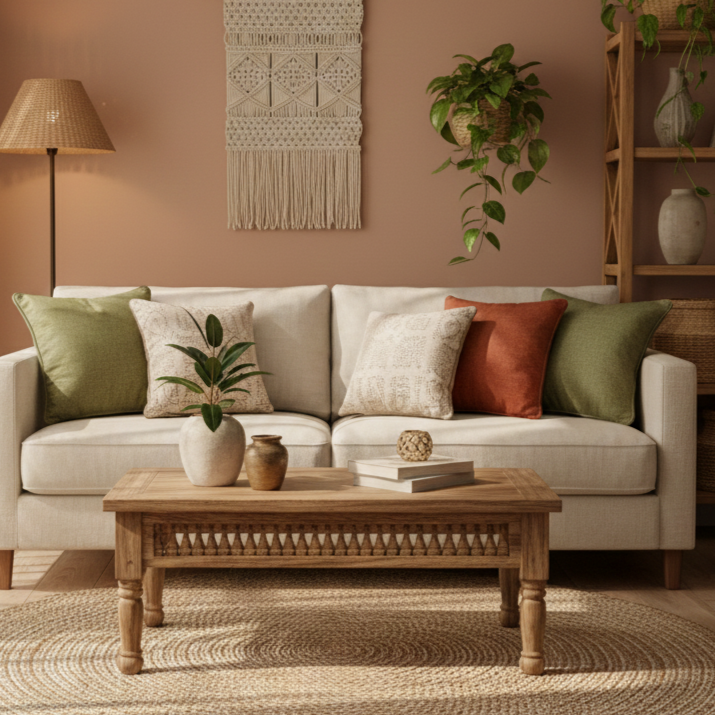 Solid Olive Green Velvet Cushion Cover 18 x 18