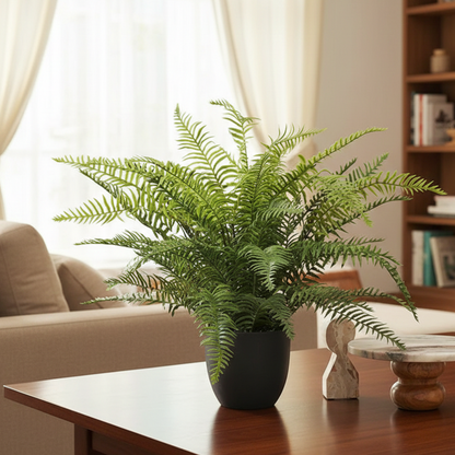Artificial Boston Fern Potted Plant