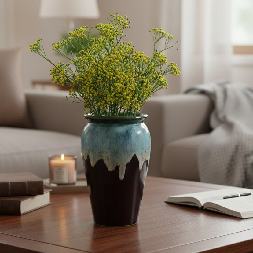 Artificial Berry Bunch Yellow