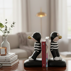 Cute Boy Blowing Bookend