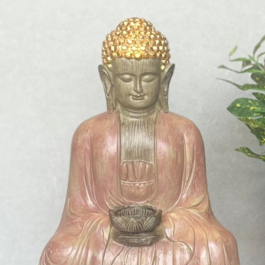 Tranquil Sitting Buddha Figurine