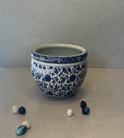 Blue And White Porcelain Planter