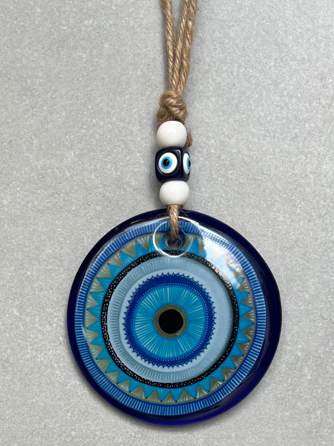Buy Fancy Glass Turkish Evil Eye Wall Hanging Protection Amulet Online in  India - Mypoojabox.in